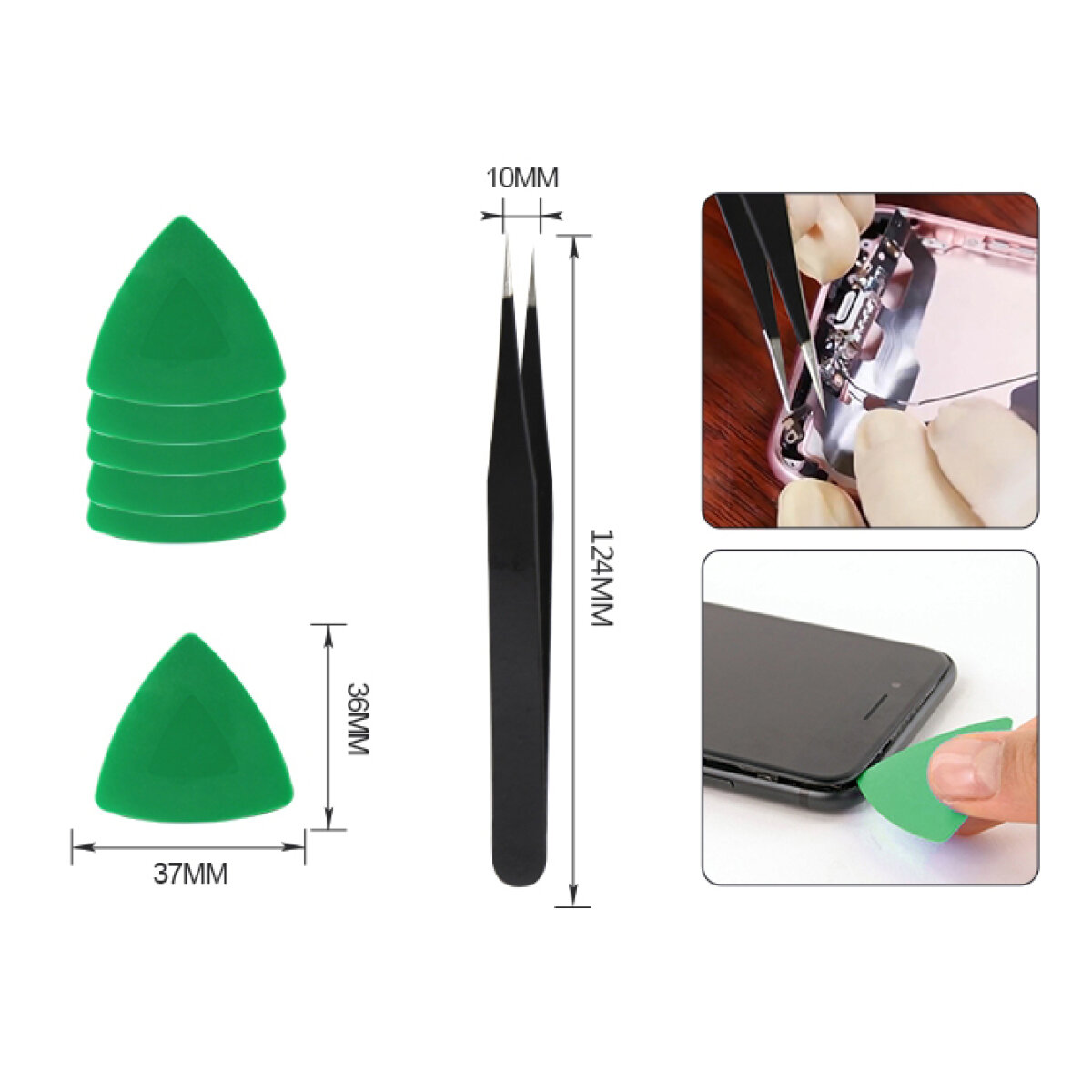 BST-117-5 BEST σετ εργαλείων επισκευής κινητών BST-117 σε κασετίνα, 126τμχ - Image 6