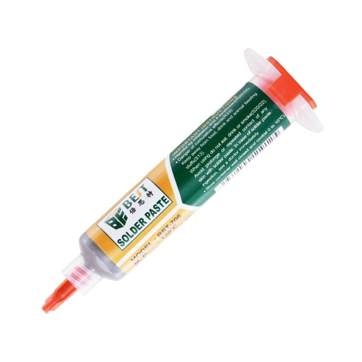 CREATOR: gd-jpeg v1.0 (using IJG JPEG v62), quality = 100 BEST Solder Paste BST-706, Lead-free, 10cc - Image 1