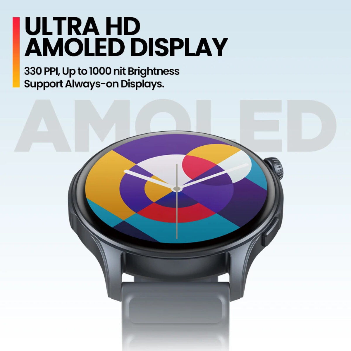 ZEBLAZE smartwatch Btalk 3 Pro, heart rate, 1.43" AMOLED, γκρι - Image 2