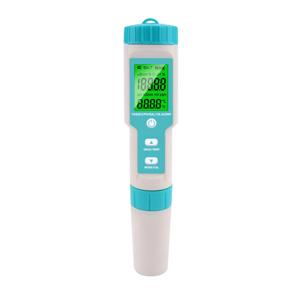 NOYAFA tester ποιότητας νερού C-600, TDS/EC/PH/SALT/S.G/ORP/0-60 °C - Image 1