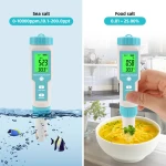 NOYAFA tester ποιότητας νερού C-600, TDS/EC/PH/SALT/S.G/ORP/0-60 °C - Image 6
