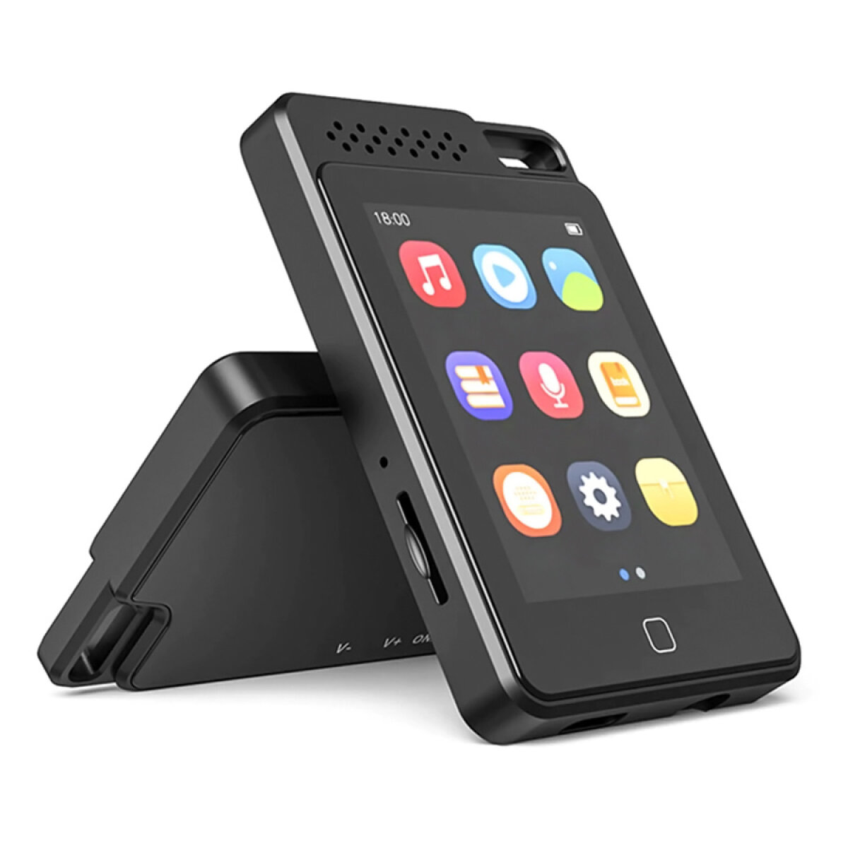 C1-32GB RUIZU MP3 player C1 με οθόνη αφής 2.4", 32GB, ελληνικό μενού, μαύρο - Image 1