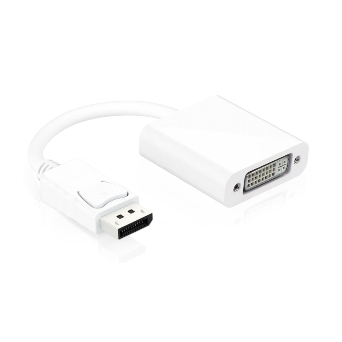 CAB-DP005 POWERTECH αντάπτορας DisplayPort σε DVI 24+5 CAB-DP005, 0.20m, λευκός - Image 1