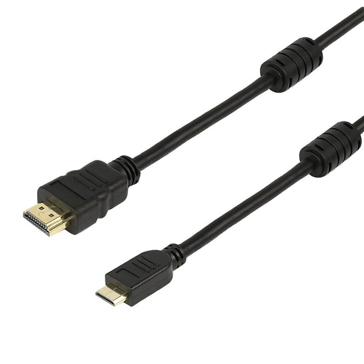 CAB-H013 POWERTECH καλώδιο mini HDMI σε HDMI CAB-H013 με Ethernet, 5m, μαύρο - Image 1