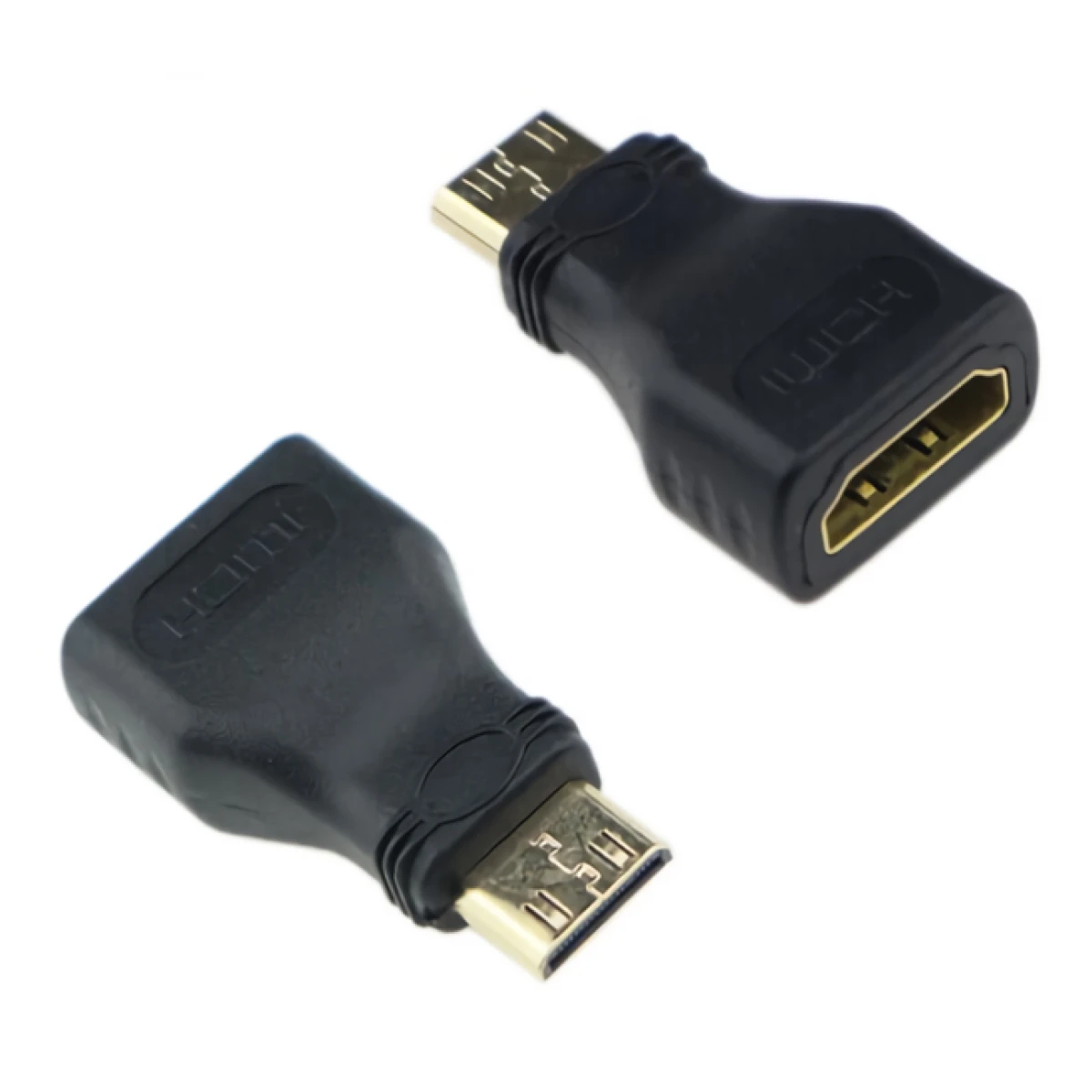 POWERTECH αντάπτορας mini HDMI σε HDMI CAB-H025, μαύρος - Image 1