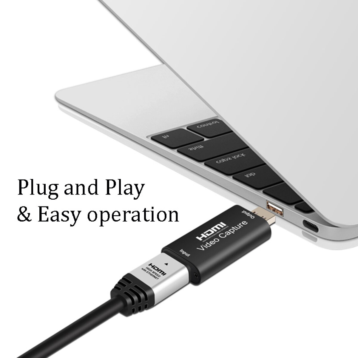 CAB-H147-2 POWERTECH video capture CAB-H147, HDMI/USB σύνδεση, 4K/60Hz, μαύρο - Image 3