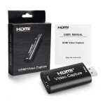 POWERTECH video capture CAB-H147, HDMI/USB σύνδεση, 4K/60Hz, μαύρο - Image 5