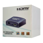 POWERTECH HDMI audio extractor CAB-H153, 4K/60Hz, γκρι - Image 3