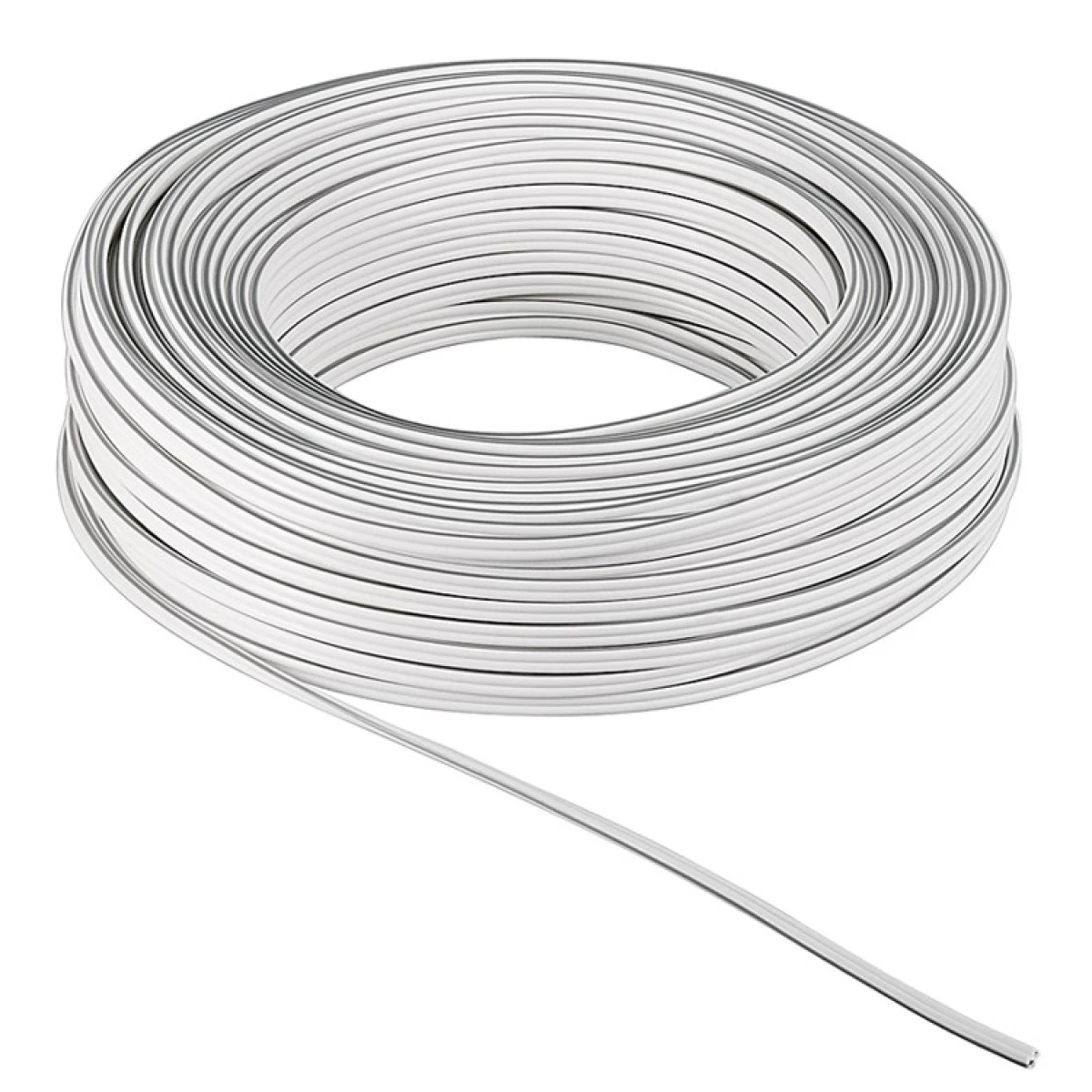 POWERTECH καλώδιο ήχου 2x 4.00mm² CAB-SP025, CCA, 10m, λευκό - Image 1