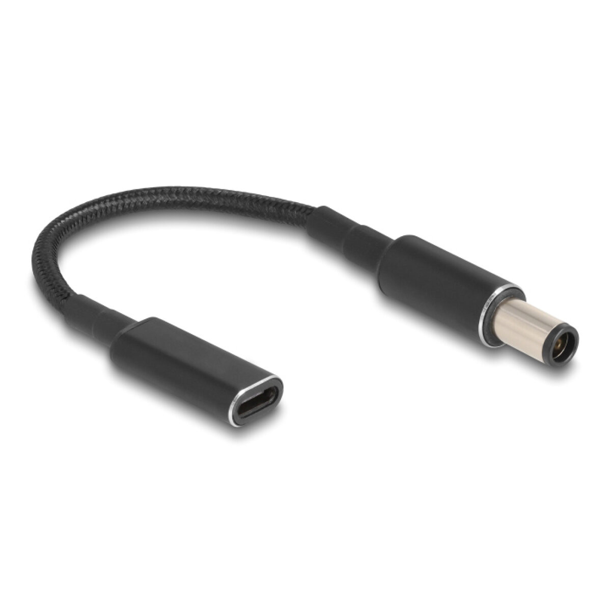 CAB-UC074 POWERTECH καλώδιο τροφοδοσίας CAB-UC074, USB-C σε HP 7.4x5.0mm, μαύρο - Image 1