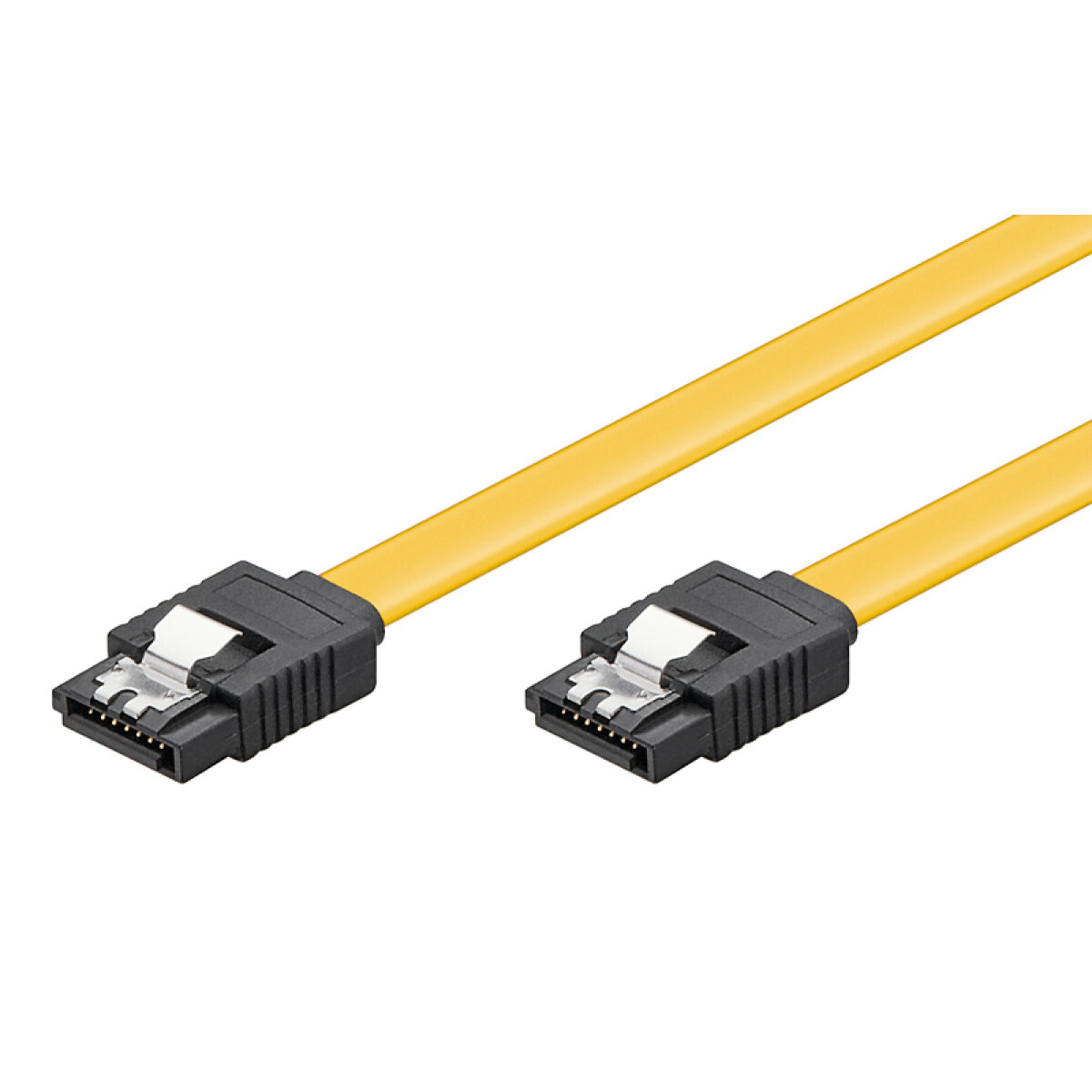 CAB-W023 POWERTECH καλώδιο SATA III 7pin σε 7pin CAB-W023, Metal Clip, 0.2m - Image 1
