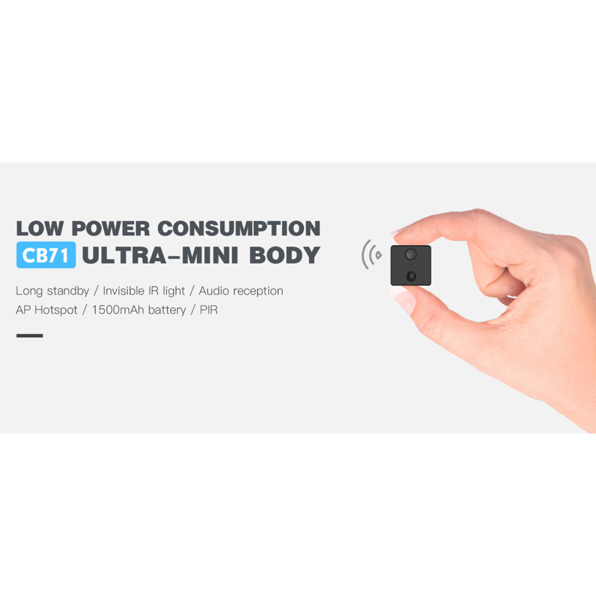 VSTARCAM smart mini κάμερα CB71, 3MP, 1500mAh, WiFi & αυτόνομη καταγραφή - Image 5