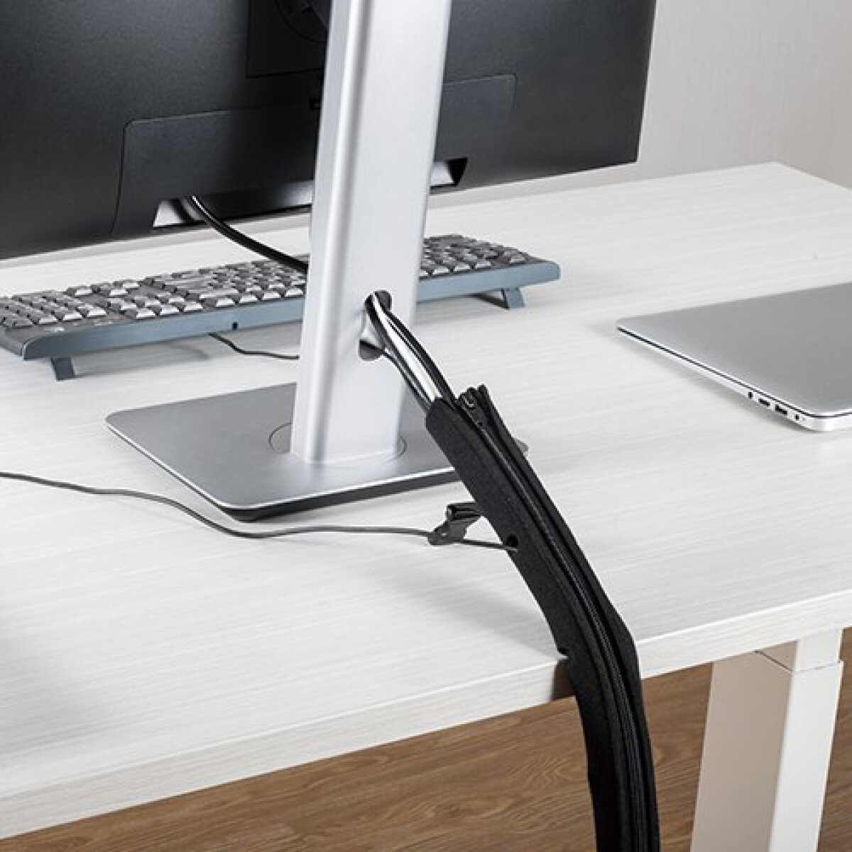 BRATECK κάλυμμα καλωδίων τύπου Flex Wrap CC15-1, με φερμουάρ, Φ30cm x1m - Image 3