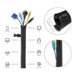 BRATECK κάλυμμα καλωδίων τύπου Flex Wrap CC15-1, με φερμουάρ, Φ30cm x1m - Image 4