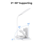 USAMS ασύρματος φορτιστής US-CD195 με φωτιστικό, 4 σε 1, 15W, λευκός - Image 7