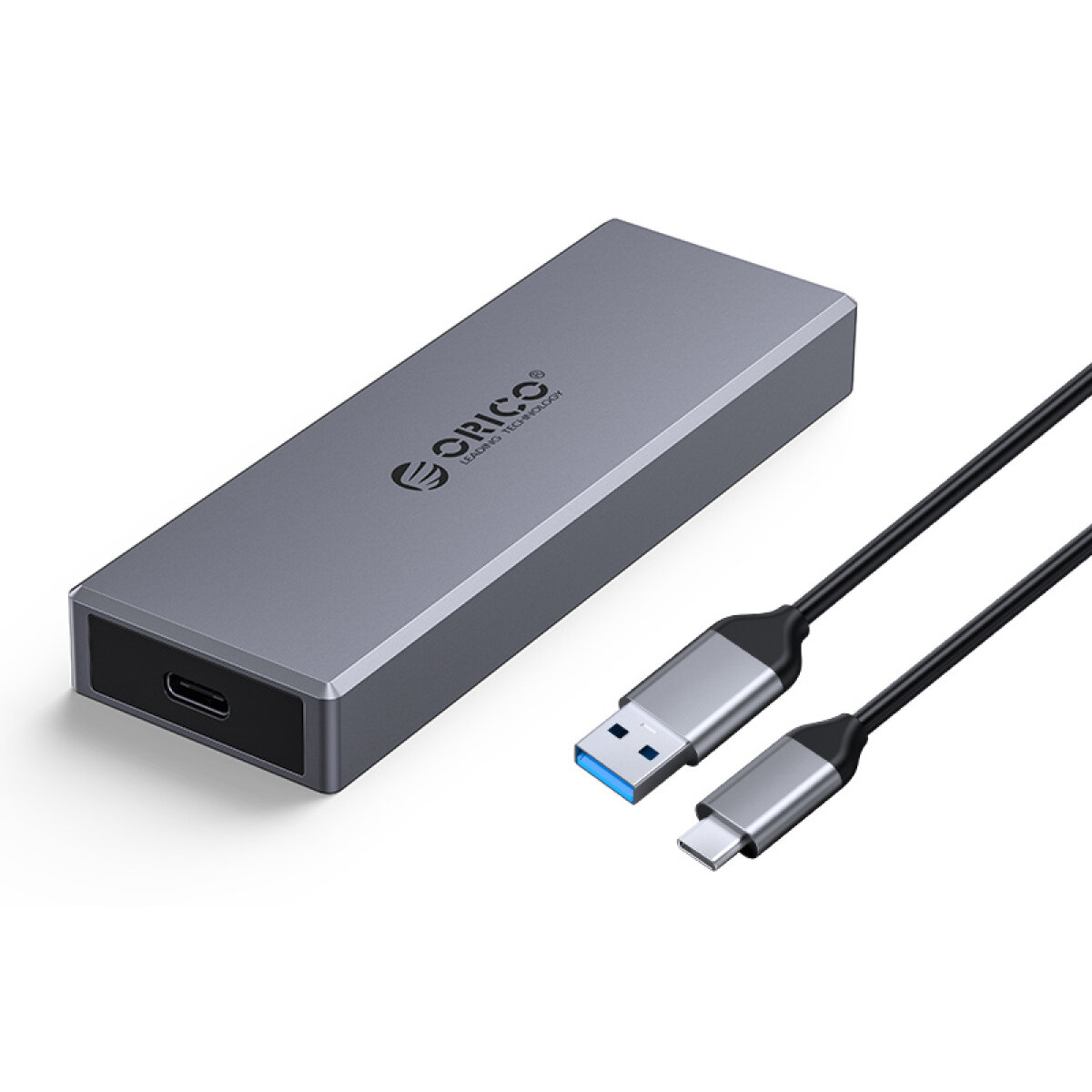 CM2C3-GY-BP ORICO θήκη για Μ.2 SATA SSD CM2C3-GY-BP, 6Gbps, έως 4TB, γκρι - Image 1