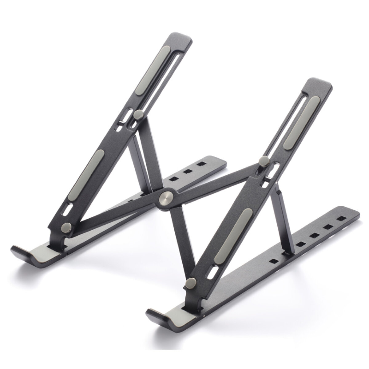 CT-LS01-AB CABLETIME μεταλλική βάση laptop CT-LS01-AB, 15.6", ρυθμιζόμενη, μαύρη - Image 1