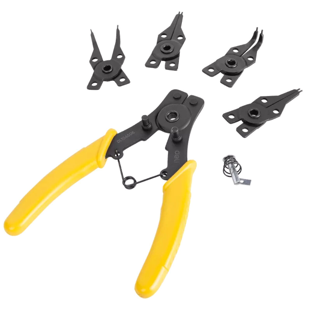 DELI ασφαλειοτσίμπιδο DL104506 με 4 κεφαλές, 150mm - Image 1