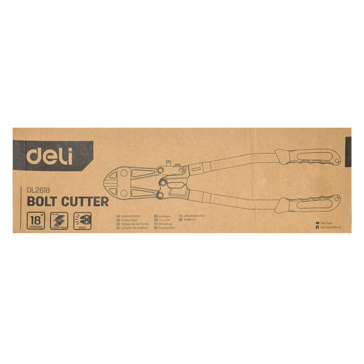 DL2618-3 DELI κόφτης σύρματος DL2618, 450mm, 56HRC - Image 4