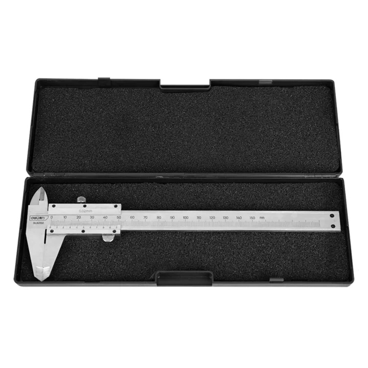 DELI παχύμετρο ακριβείας DL92150 με θήκη μεταφοράς, 150mm, ασημί - Image 3