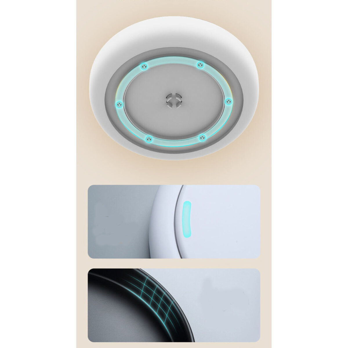 ECOCO επιτραπέζια βάση κουζίνας E2021, περιστρεφόμενη 360°, 25x5cm - Image 3