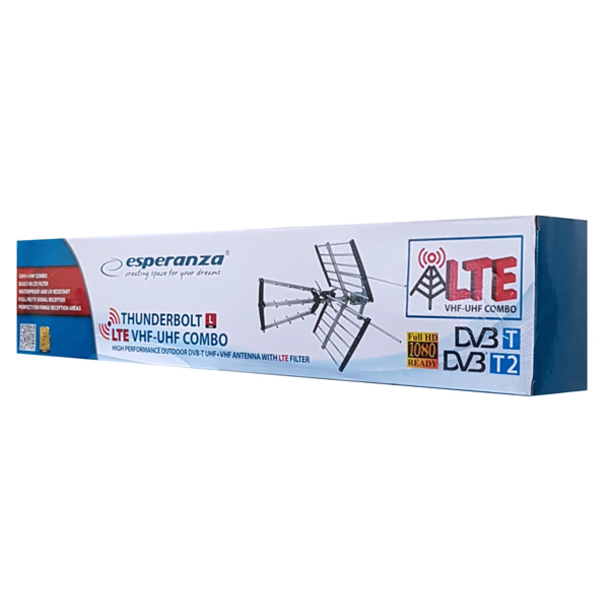 ESPERANZA εξωτερική κεραία EAT105, DVB-T2, Full HD, LTE, 18dB - Image 2