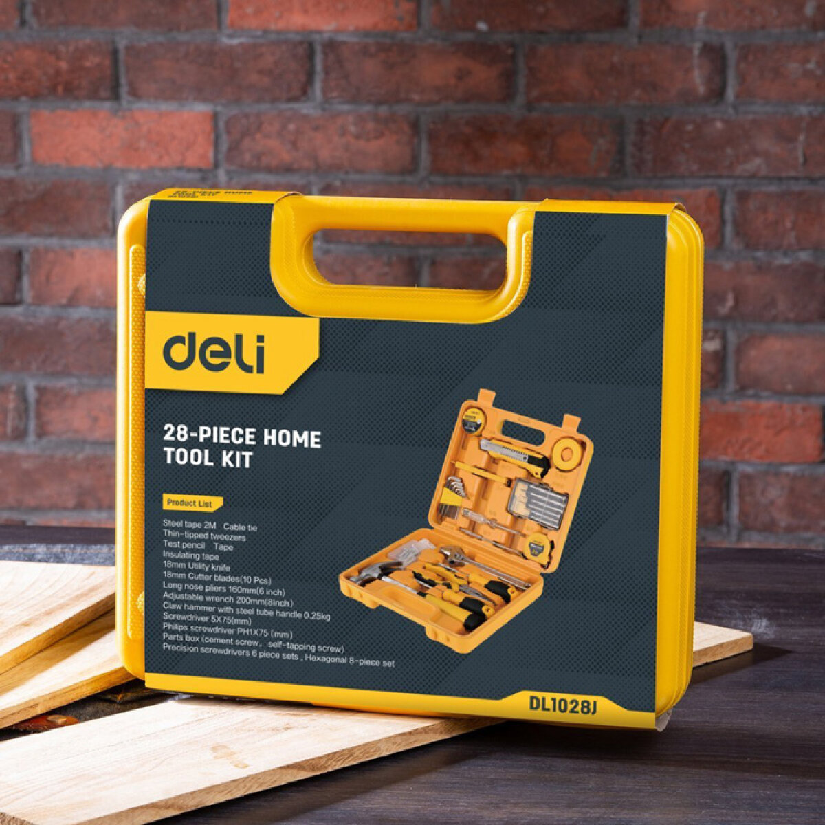 DELI σετ εργαλείων DL1028J, με θήκη, 28τμχ - Image 3