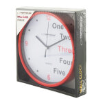 ESPERANZA Ρολόι τοίχου Prague EHC014R, 20cm, κόκκινο - Image 2