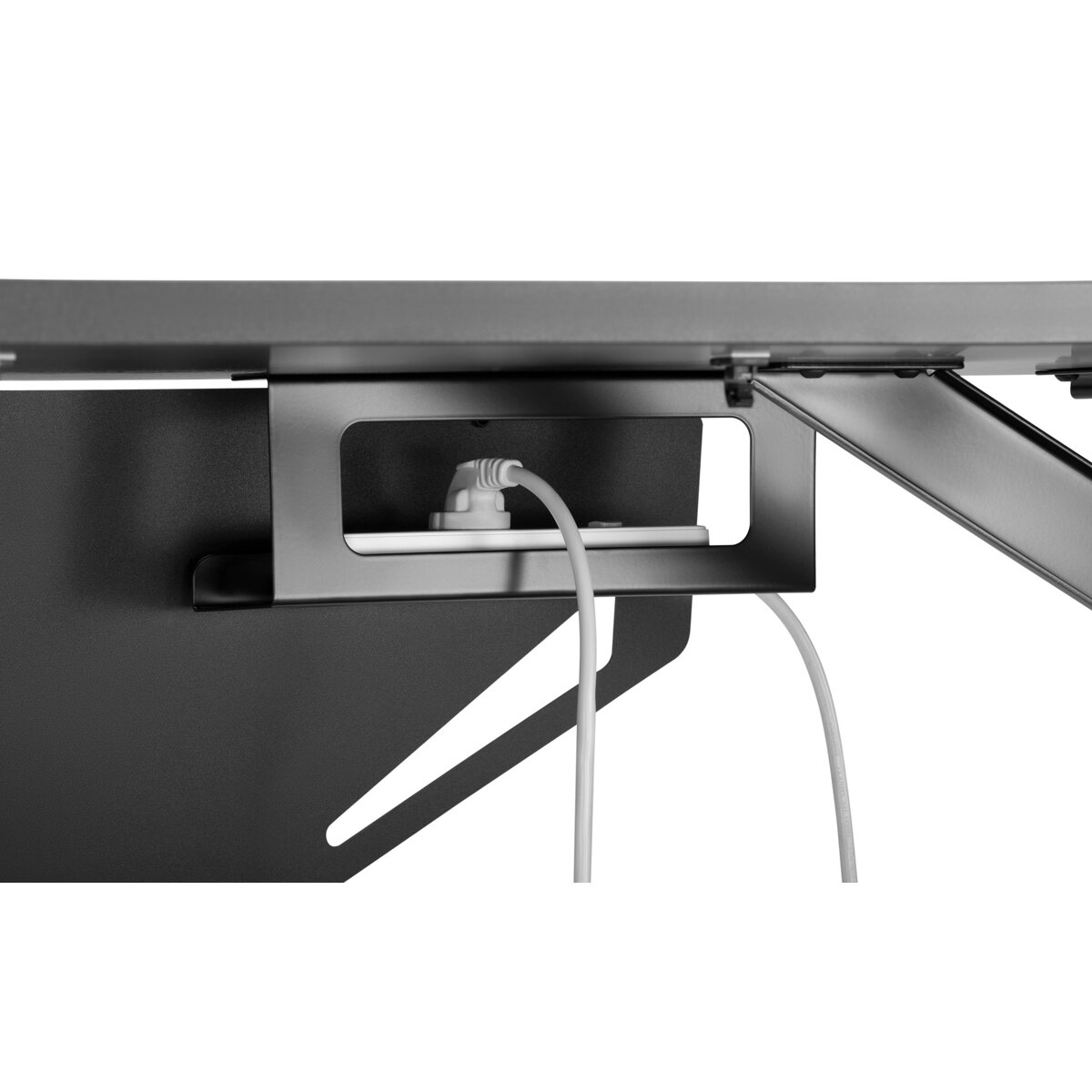 GMD04-1S-5 BRATECK gaming γραφείο Glory GMD04-1S, 1200x600mm, RGB, μαύρο - Image 6