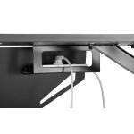 BRATECK gaming γραφείο Glory GMD04-1S, 1200x600mm, RGB, μαύρο - Image 6