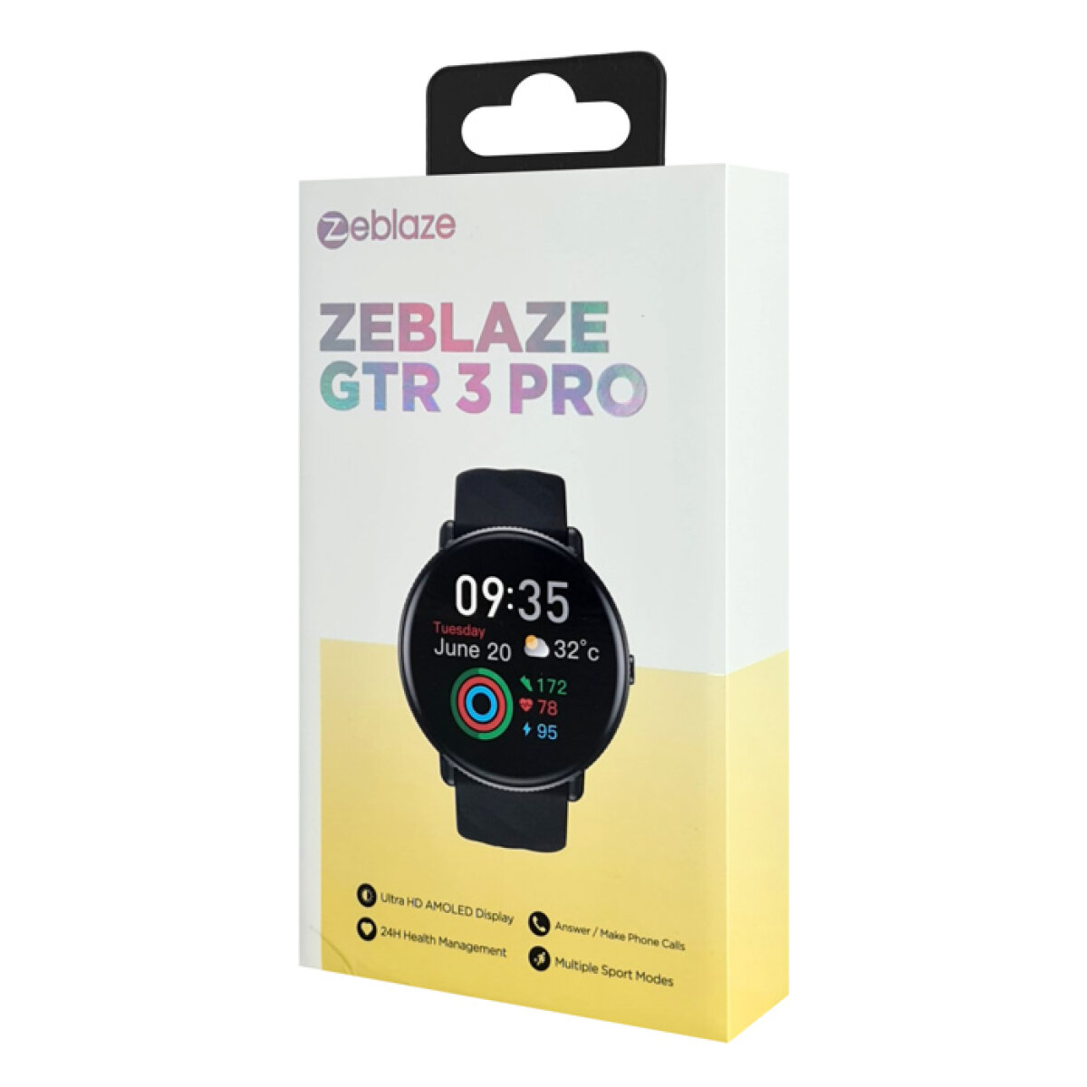 ZEBLAZE smartwatch GTR 3 Pro, heart rate, 1.43" AMOLED, IP68, μαύρο - Image 3
