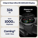 ZEBLAZE smartwatch GTR 3 Pro, heart rate, 1.43" AMOLED, IP68, μαύρο - Image 5