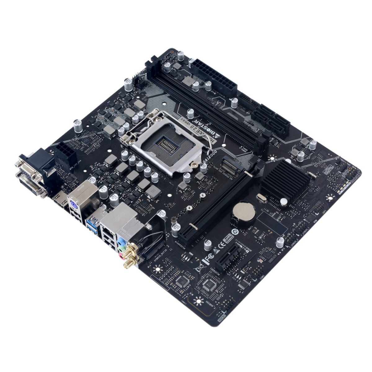 H510MX-E-2.0 BIOSTAR μητρική H510MX/E 2.0, 2x DDR4, s1200, USB 3.2, uATX, GbE, Ver. 6.2 - Image 1