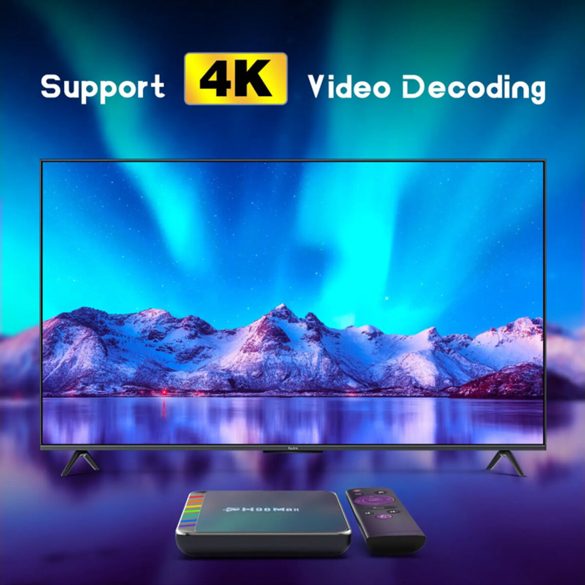 H96MAX-W2-3 H96 MAX TV Box W2, 4K, S905W2, 4/32GB, WiFi 6, Bluetooth, Android 11 - Image 4