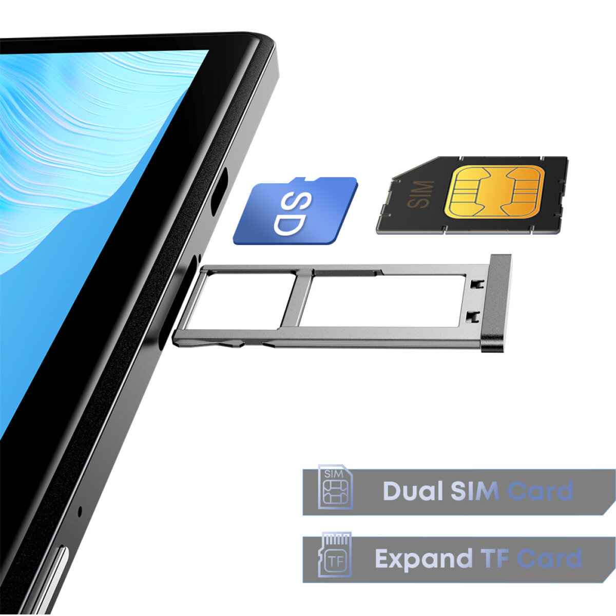 HI10-XPRO-5 CHUWI tablet Hi10 XPro, 10.1" HD, 4/128GB, 4G, 7000mAh, Android 13, γκρι - Image 6