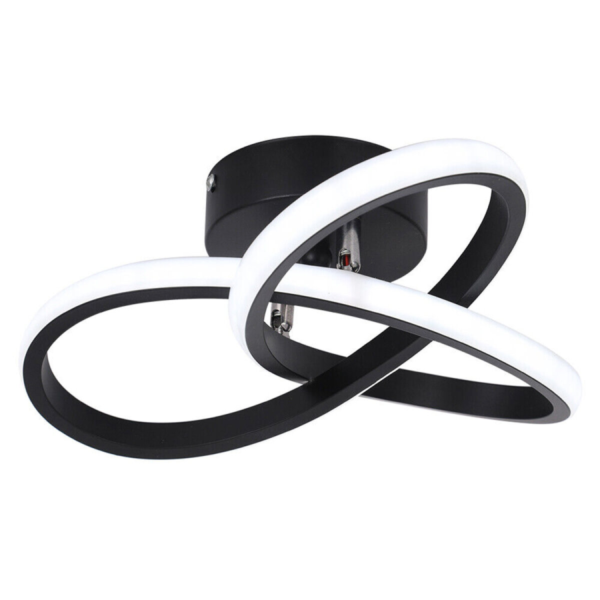 HLL-0113 POWERTECH LED φωτιστικό οροφής HLL-0113, 18W, 4000K, 26x26x12cm, μαύρο - Image 1