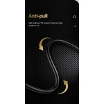 USAMS earphones με μικρόφωνο US-SJ482, USB-C σύνδεση, Φ10mm, 1.2m, μαύρα - Image 4
