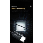 USAMS earphones με μικρόφωνο US-SJ482, USB-C σύνδεση, Φ10mm, 1.2m, μαύρα - Image 6