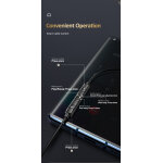 USAMS earphones με μικρόφωνο US-SJ482, USB-C, Φ10mm, 1.2m, πράσινα - Image 5