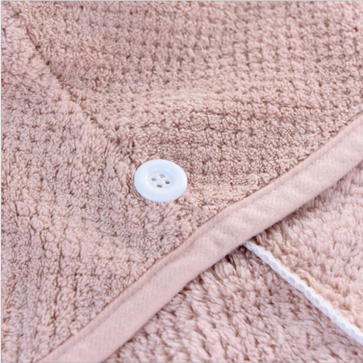 HUH-0075-2 ROXXANI πετσέτα μαλλιών HUH-0075, 24 x 60cm, ροζ - Image 3