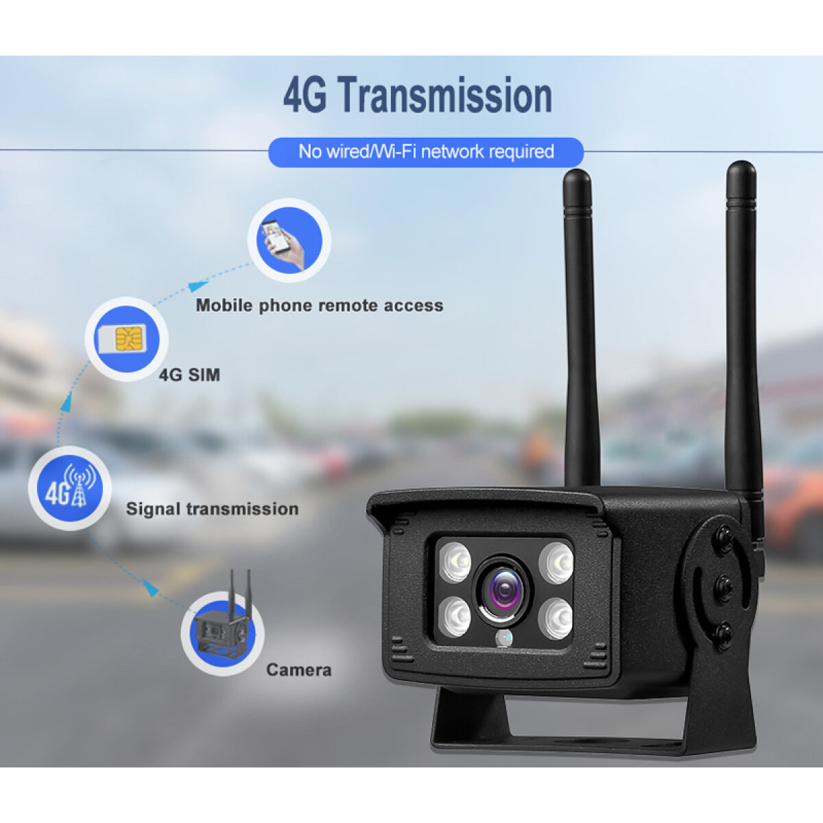 ICH-B30H-3 INNOTRONIC smart 4G κάμερα ICH-B30H, 5MP Sony, αδιάβροχη IP66, micro SD - Image 2