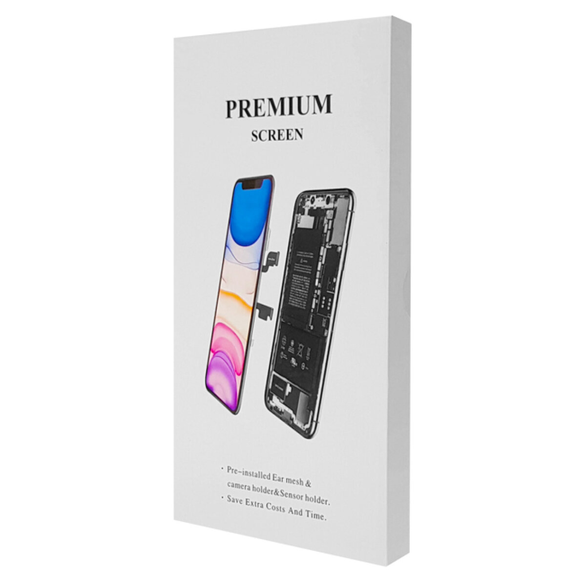 ILCD-014-1 TW INCELL LCD για iPhone 8 Plus, camera-sensor ring, earmesh, λευκή - Image 3