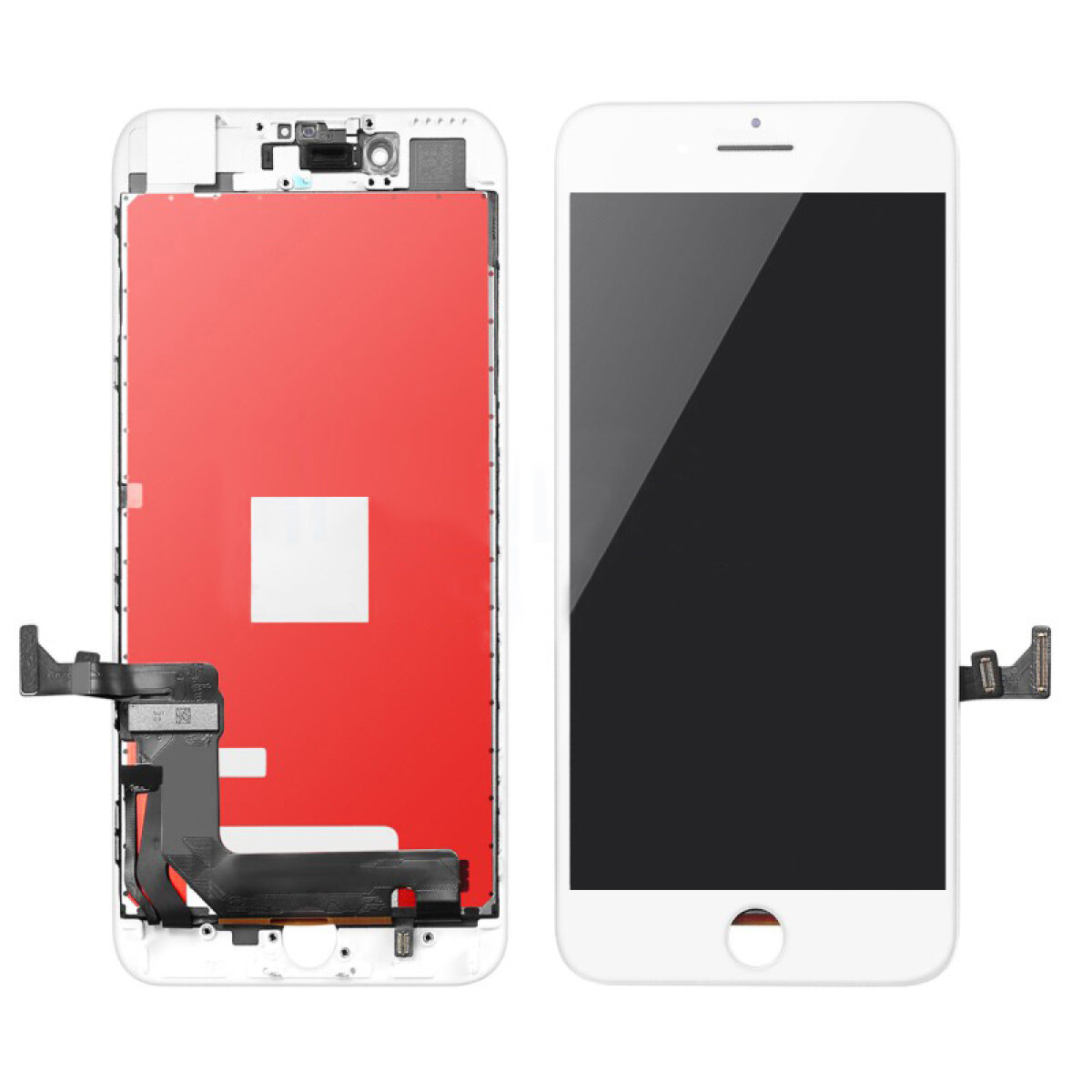 ILCD-014 TW INCELL LCD για iPhone 8 Plus, camera-sensor ring, earmesh, λευκή - Image 1