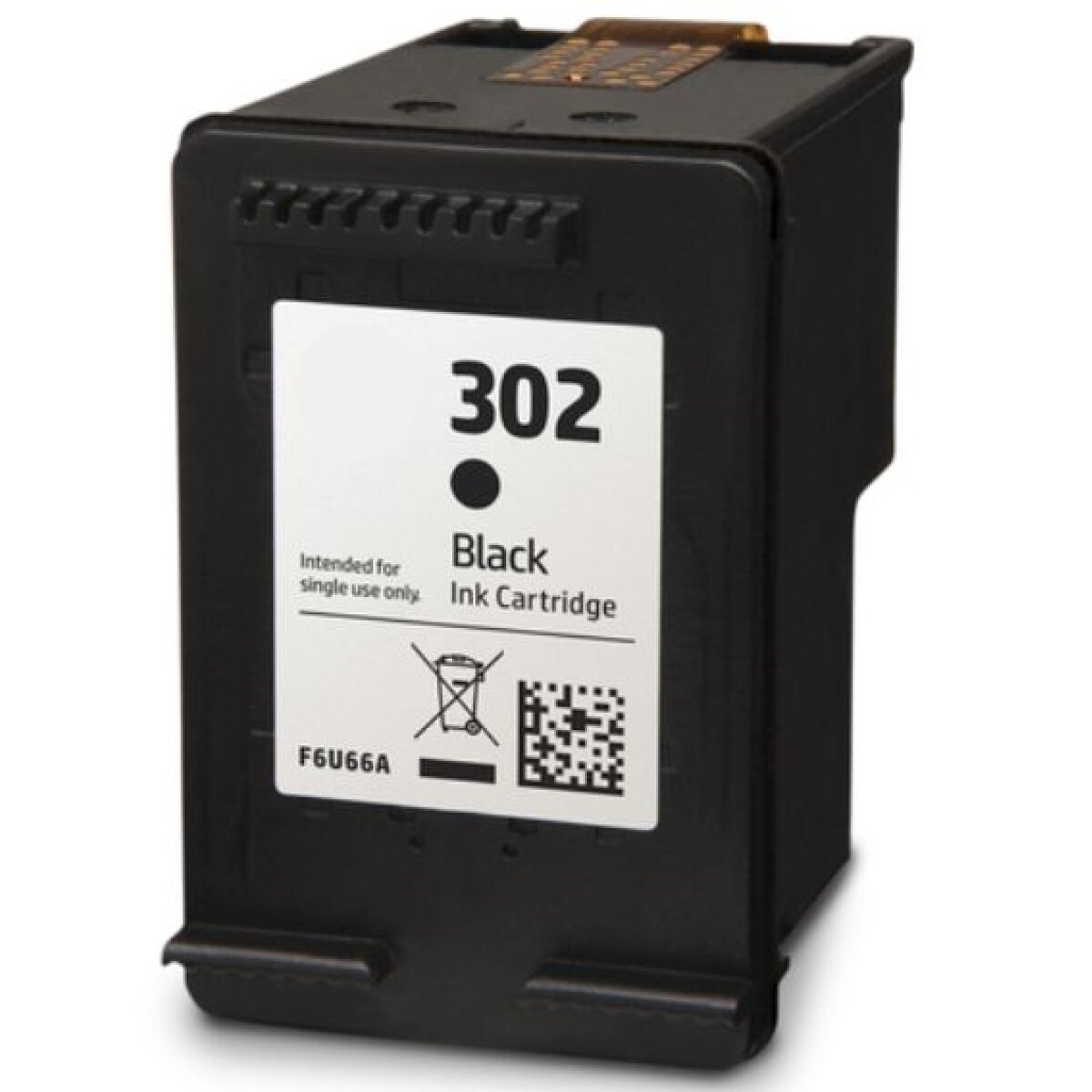 INK-H302BKXL Συμβατό Inkjet για HP 302XL, μαύρο - Image 1