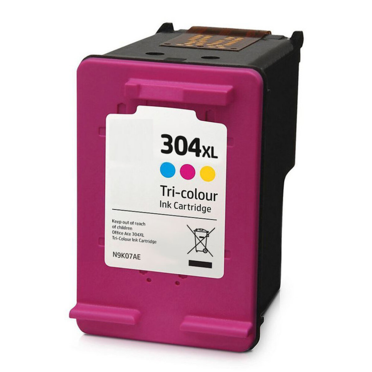 INK-H304XLC Συμβατό Inkjet για HP 304 XL, 13ml, color - Image 1