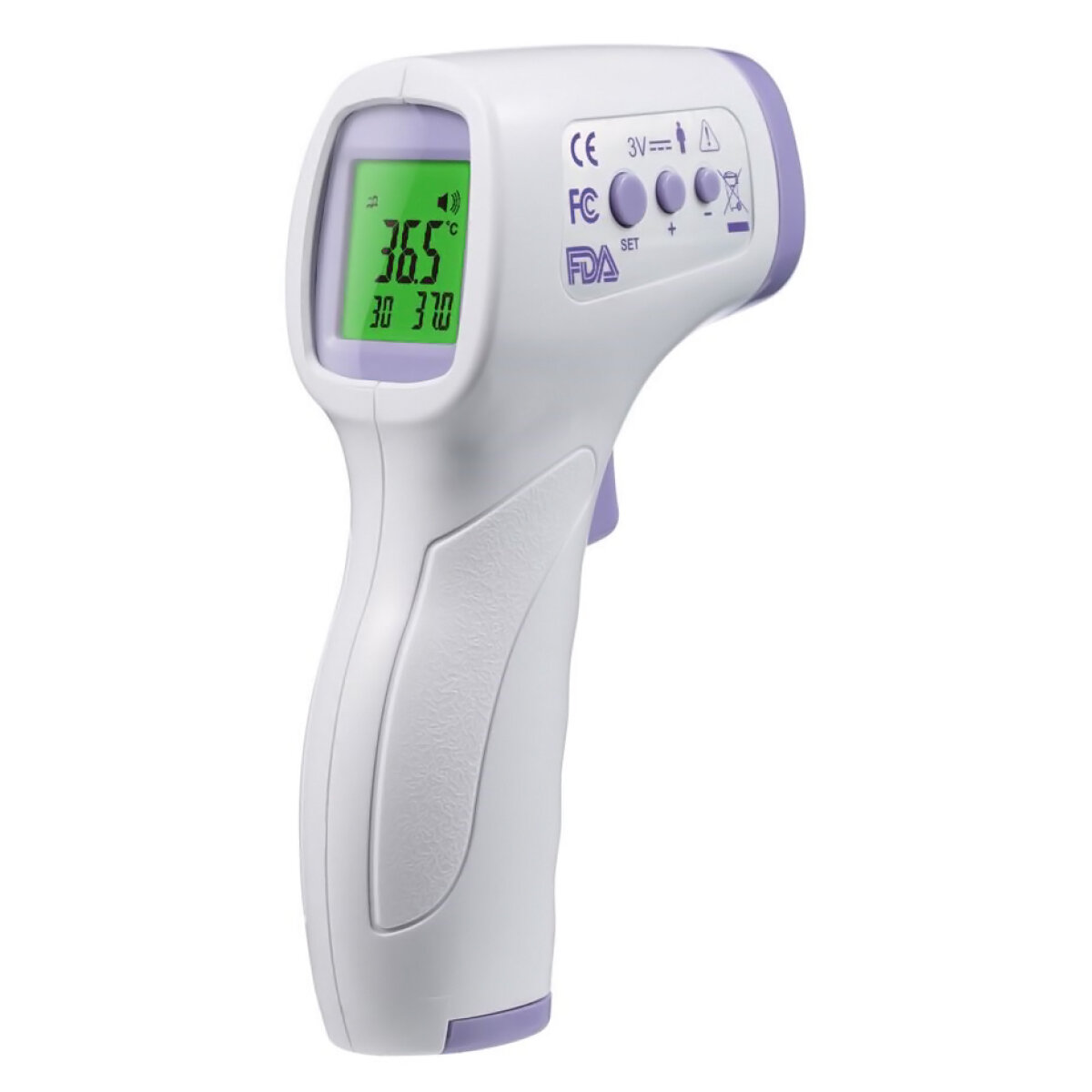 LYFTRACK Ηλεκτρονικό θερμόμετρο υπερύθρων με οθόνη IR988, λευκό - Image 3