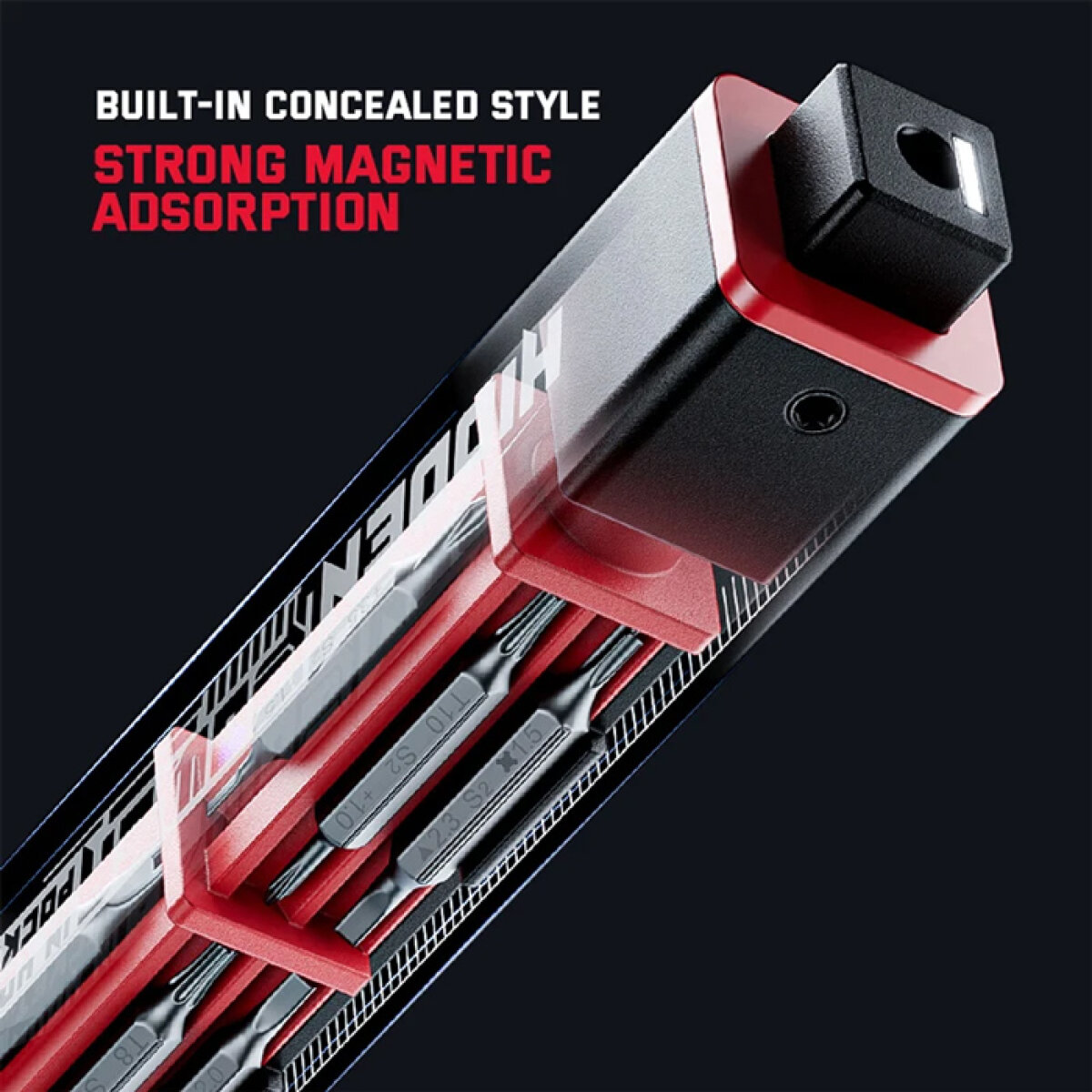 JAKEMY σετ κατσαβίδι ακριβείας JM-8195 με 10x δίπλες μύτες, μαγνητικό - Image 2