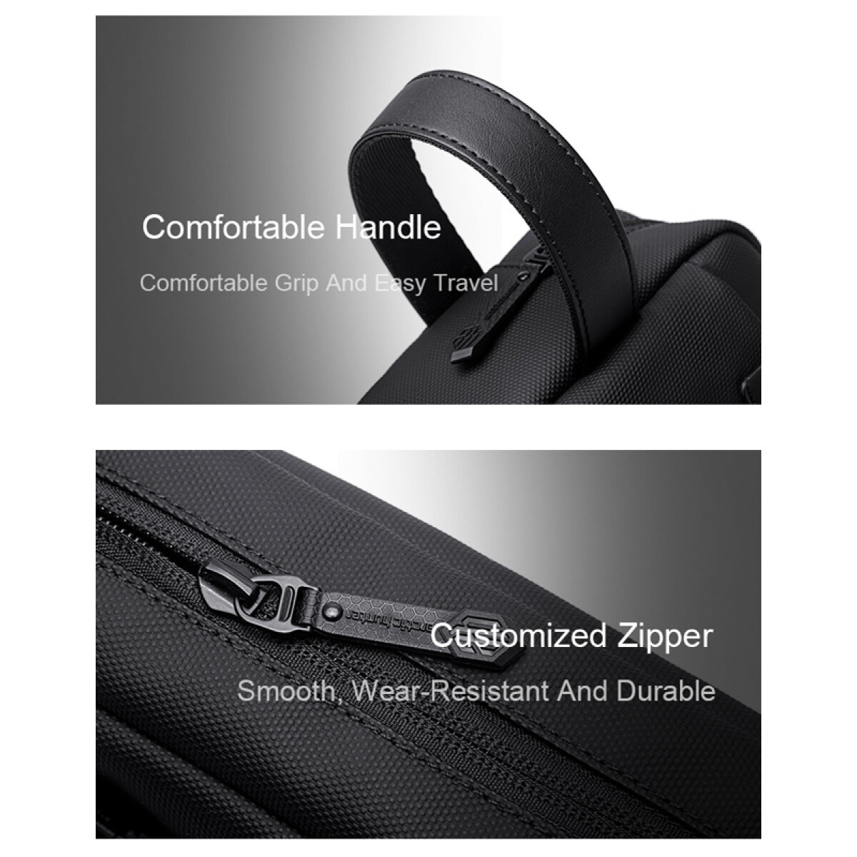 ARCTIC HUNTER τσάντα χειρός K00580, 2.5L, μαύρη - Image 6