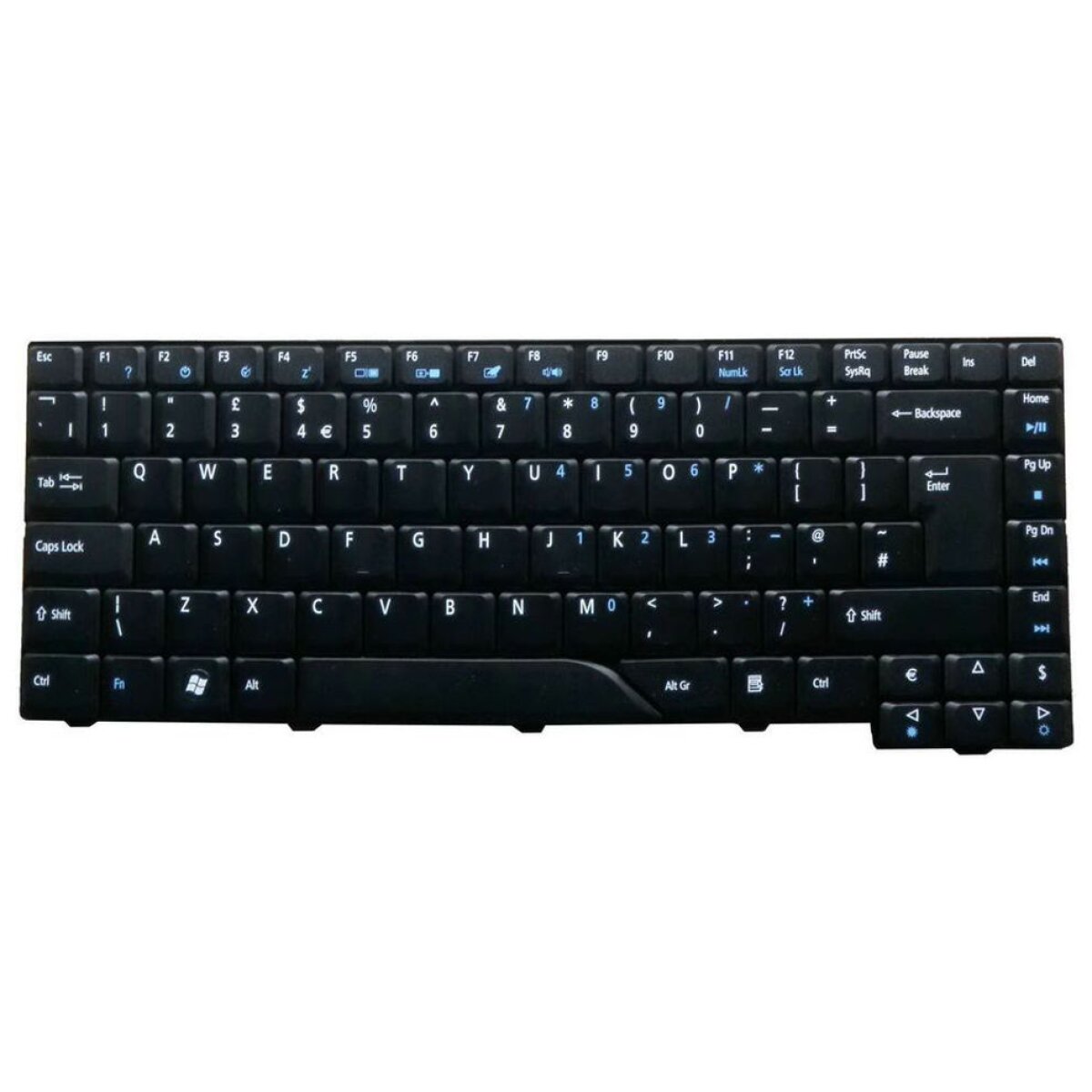 KEY-003 Πληκτρολόγιο για Acer Aspire 5720/5920/6920/5310/5520, US, μαύρο - Image 1