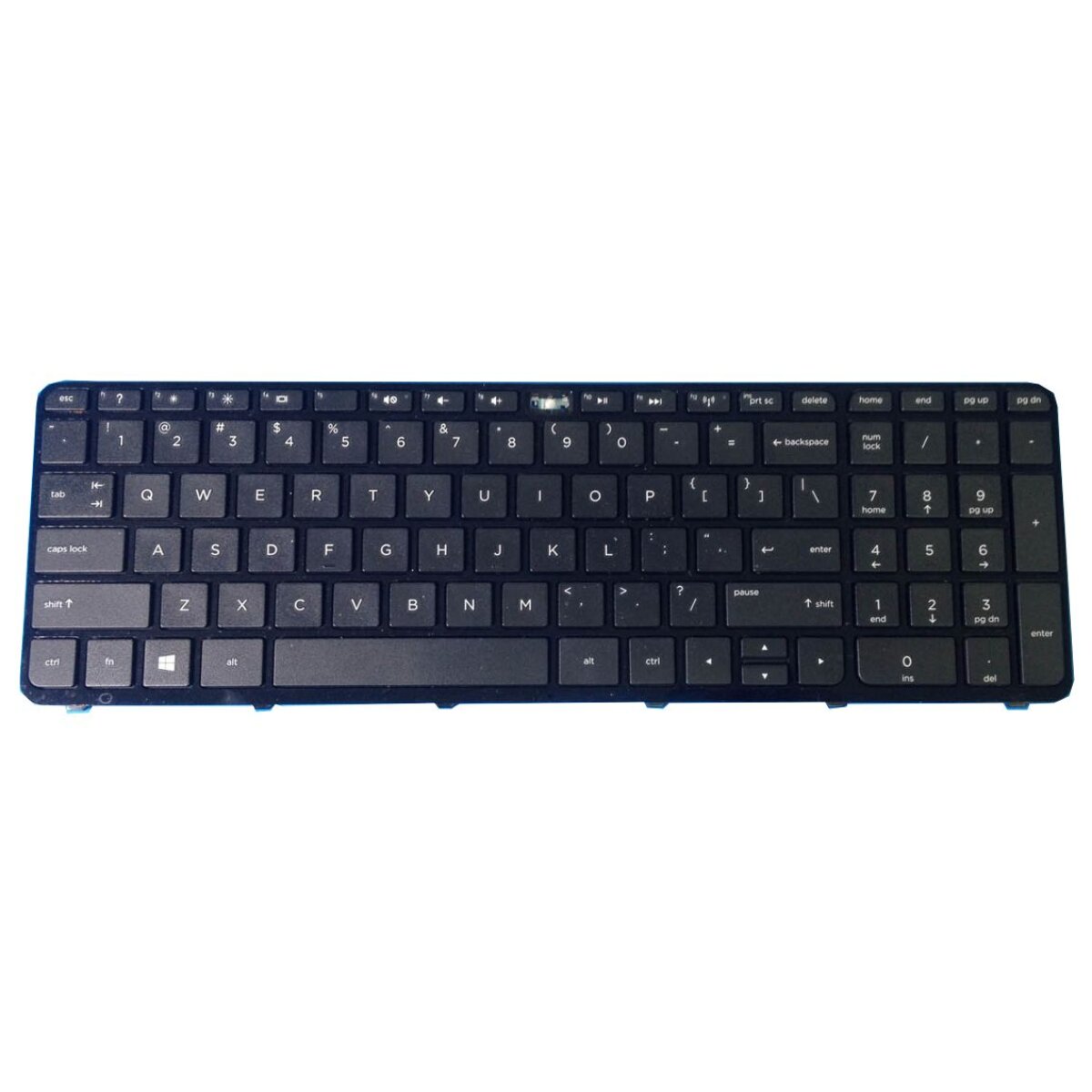 KEY-034 Πληκτρολόγιο για HP Pavilion 17, με frame, μαύρο - Image 1